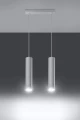 Lampa wisząca LAGOS 2 biała GU10 wys.90cm