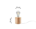 Lampa SALGADO naturalne drewno