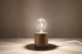 Lampa SALGADO naturalne drewno