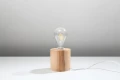 Lampa SALGADO naturalne drewno