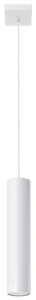 Lampa wisząca Sollux LAGOS 1 biała GU10 wys.100cm