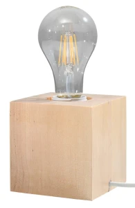 Lampa  Sollux ABEL naturalne drewno