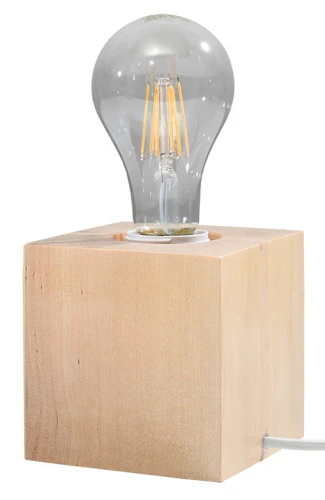 Lampa Sollux ABEL naturalne drewno