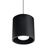 Lampa wisząca Sollux ORBIS 1 czarna 1xGU10 wys.110cm