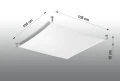 Plafon LUNA 2 biały T5,T8/G13 szer.105cm