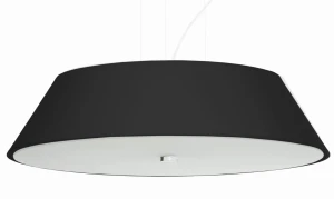 Lampa wisząca Sollux VEGA 60 czarna E27 wys.105cm