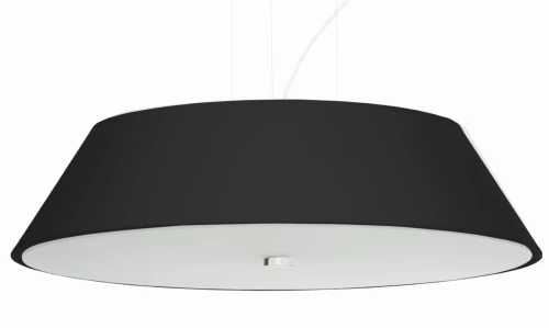 Lampa wisząca Sollux VEGA 60 czarna E27 wys.105cm