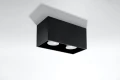 Plafon Sollux QUAD MAXI Czarny
