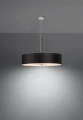 Lampa wisząca SKALA 50 czarna 5xE27 wys.102cm