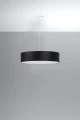 Lampa wisząca SKALA 50 czarna 5xE27 wys.102cm