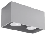 Plafon Sollux QUAD MAXI Szary