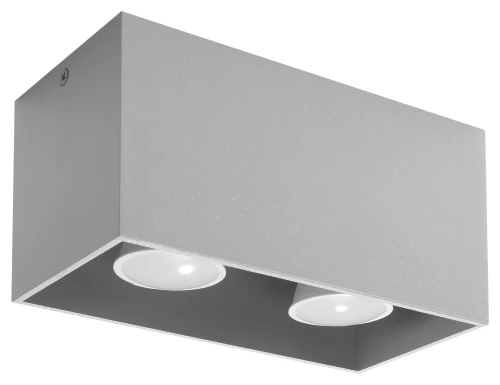 Plafon Sollux QUAD MAXI Szary