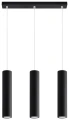 Lampa wisząca LAGOS 3 czarna GU10 wys.90cm