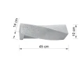 Kinkiet Sollux SIGMA beton