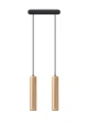Lampa wisząca LINO 2 czarna GU10 wys.90cm