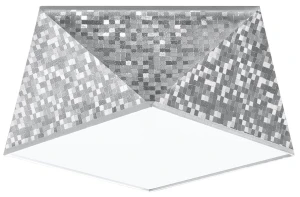 Plafon Sollux HEXA cekin E27 szer.30cm