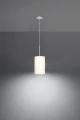 Lampa wisząca Sollux OTTO 15 biała E27 wys.125cm