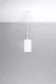 Lampa wisząca Sollux OTTO 15 biała E27 wys.125cm