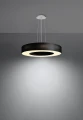 Lampa wisząca SATURNO SLIM 50 czarna E27 wys.102cm