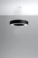 Lampa wisząca SATURNO SLIM 50 czarna E27 wys.102cm