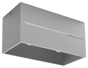 Plafon Sollux LOBO MAXI Szary