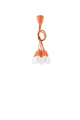 Lampa wisząca DIEGO 5 pomarańczowa E27 wys.90cm