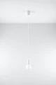 Lampa wisząca DIEGO 1 biała 1xE27 wys.90cm