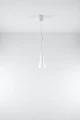 Lampa wisząca DIEGO 1 biała 1xE27 wys.90cm