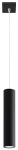 Lampa wisząca Sollux LAGOS 1 czarna GU10 wys.100cm