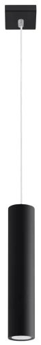 Lampa wisząca LAGOS 1 czarna GU10 wys.100cm