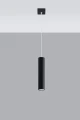 Lampa wisząca LAGOS 1 czarna GU10 wys.100cm