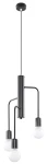 Lampa wisząca Sollux DUOMO 3M czarna E27 wys.100cm