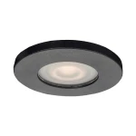 Oprawa podtynkowa LAGOS okrągła czarna IP65 GU10 Light Prestige