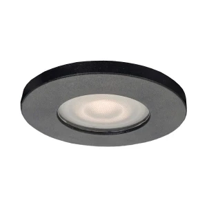 Oprawa podtynkowa LAGOS okrągła czarna IP65 GU10 Light Prestige