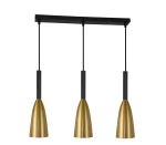 Lampa wisząca SOLIN 3 linia złota 3xE27 Light Prestige