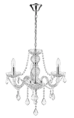 Lampa wisząca CRISTALLO 3 transparentna 3xE14