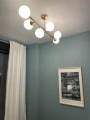 Lampa wisząca DORADO 8 złota 8xE14