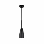 Lampa wisząca SOLIN czarna 1xE27 Light Prestige