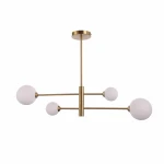Lampa wisząca DORADO 4 złota 4xE27 Light Prestige