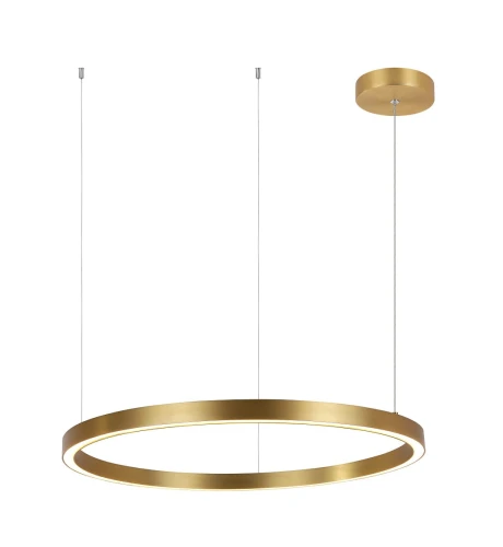 Lampa wisząca MIDWAY mała złota LP-033/1P S GD LED