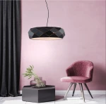 Lampa wisząca REUS czarna 3xE27 Light Prestige