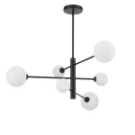 Lampa wisząca Light Prestige DORADO 6 czarna 6xG9