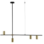 Lampa wisząca Light Prestige ARIZONA 4 linia czarno złota 4xGU10