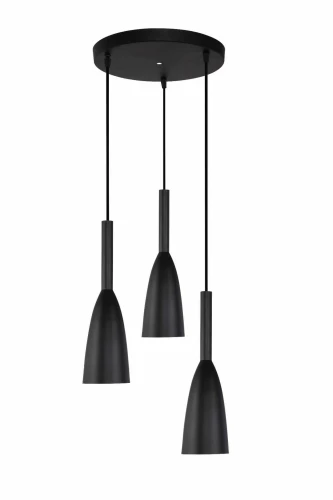 Lampa wisząca SOLIN 3 czarna 3xE27