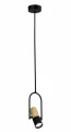 Lampa wisząca BOVINO 1 czarna 1xGU10