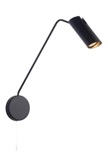 Futuro 1 kinkiet czarny z wysięgnikiem LP-17001/1WL BK Light Prestige