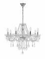 Lampa wisząca CRISTALLO 8 transparentna 8xE14