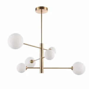 Lampa wisząca DORADO 6 złota Light Prestige