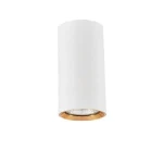 Manacor oczko białe ze złotym ringiem 9 cm LP-232/1D - 90 WH/GD Light Prestige