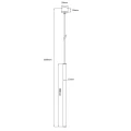 Lampa wisząca LUNGO złota 1xG9